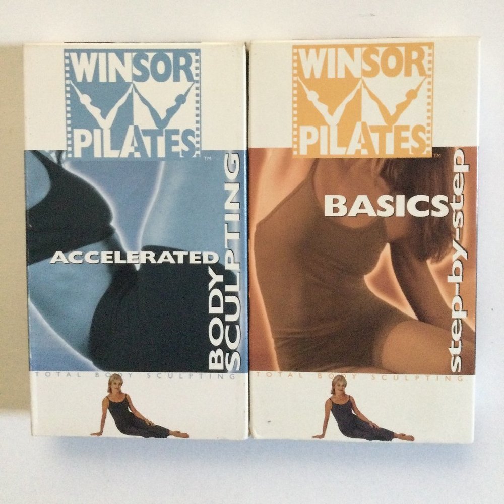 Two Winsor Pilate VHS tapes step by step and Accelerated body building